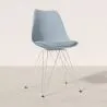 Cadeira de Jantar com Almofada - Design Escandinavo e Pernas de Metal - Skögur image 7