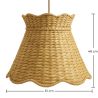 Lâmpada de Teto de Rattan – Lâmpada Pendente Estilo Natural – Tyna image 7