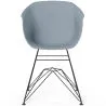 Cadeira de Jantar - Design Escandinavo - Pés Pretos - Polin image 7