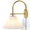 Candeeiro de Parede Dourado Vintage com Ficha e Interruptor - Boly image 7