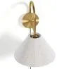 Candeeiro de Parede Dourado Vintage com Ficha e Interruptor - Boly image 7