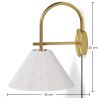 Candeeiro de Parede Dourado Vintage com Ficha e Interruptor - Boly image 7