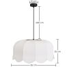 Luminária pendente Linho bege – Estilo natural e atemporal – Deral image 7