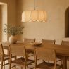 Luminária pendente Linho bege – Estilo natural e atemporal – Deral image 7
