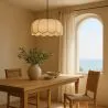 Luminária pendente Linho bege – Estilo natural e atemporal – Deral image 7