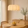 Luminária pendente Linho bege – Estilo natural e atemporal – Deral image 7