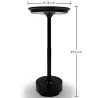 Luminária de mesa LED portátil – recarregável por USB – Yurea image 7