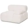 Sofá Modular De Canto Esquerdo - Estofado Em Tecido Bouclé Branco - Bianca image 7