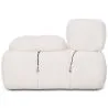Sofá Modular De Canto Esquerdo - Estofado Em Tecido Bouclé Branco - Bianca image 7
