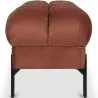 Banco Estilo Chesterfield Estofado Em Veludo Com Pernas De Ferro - Hamptons image 7