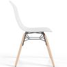 Cadeira de comedor com patas de madeira natural – Estilo moderno e funcionalidade -Broly image 7