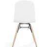 Cadeira de comedor com patas de madeira natural – Estilo moderno e funcionalidade -Broly image 7