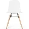 Cadeira de comedor com patas de madeira natural – Estilo moderno e funcionalidade -Broly image 7