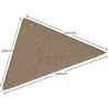 Toldo fibra de coco 2x2x2M - vela de sombra 100 % natural image 7