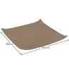 Toldo fibra de coco 3x3M - vela de sombra 100% natural image 7