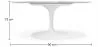 Mesa de jantar redonda de mármore - 90cm - Tuli image 7