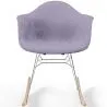 Cadeira de Balanço Tecido Estofado Moderno – Estilo Nórdico - Nordika image 7