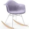 Cadeira de Balanço Tecido Estofado Moderno – Estilo Nórdico - Nordika image 7