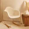 Cadeira de Balanço Bouclé com Braços – Design Escandinavo com Aço e Madeira - Nordika image 7
