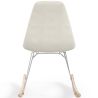 Cadeira de Balanço Minimalista Bouclé – Estilo Nórdico com Base de Madeira e Aço - Skögur image 7