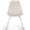 Cadeira de Balanço Minimalista Bouclé – Estilo Nórdico com Base de Madeira e Aço - Skögur image 7