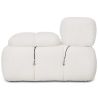 Sofá Modular Chaise Longue Estofado em Tecido Bouclé - 4/5 lugares - Bianca image 7