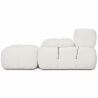 Sofá Modular Chaise Longue Estofado em Tecido Bouclé - 4/5 lugares - Bianca image 7