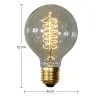 Lâmpada Edison Vintage - Spiral image 7