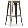Banqueta de Design Industrial - Madeira & Aço - 76cm - Stylix image 7