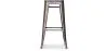 Banqueta de Design Industrial - Madeira & Aço - 76cm - Stylix image 7