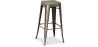 Banqueta de Design Industrial - Madeira & Aço - 76cm - Stylix image 7