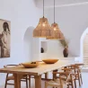 Luminária Pendente Corda Natural e Metal – Estilo Boho – Design Artesanal – Lorena image 7