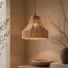 Luminária Pendente Corda Natural e Metal – Estilo Boho – Design Artesanal – Lorena image 7