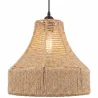 Luminária Pendente Corda Natural e Metal – Estilo Boho – Design Artesanal – Lorena image 7