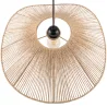 Luminária Pendente Corda Natural Estilo Boho – Abajur de Fibra Natural Feito à Mão - Lunah image 7