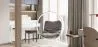 Poltrona suspensa de design - Estofamento em couro sintético - Popi image 7