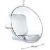 Poltrona suspensa de design - Estofamento em couro sintético - Popi image 7