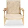 Poltrona de Madeira e Cordão - Design Artesanal Boho Bali - Birma image 7