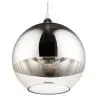 Luminária de Teto Design Esférica - Luminária Pendente em Metal Cromado - 40cm - Speculum image 7