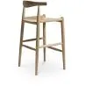 Banco Bar Boho Bali Design - Madeira - 75cm - Elb image 7