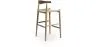 Banco Bar Boho Bali Design - Madeira - 75cm - Elb image 7