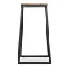 Banqueta com encosto - Madeira e Metal - 76cm - Big Boy image 7