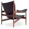Poltrona de Design com Braços - Madeira e Couro - Captain image 7