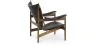 Poltrona de Design com Braços - Madeira e Couro - Captain image 7