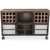 Armário para vinhos com rodas - Design industrial - Avara image 7