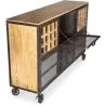 Armário para vinhos com rodas - Design industrial - Avara image 7