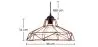 Luminária de teto design industrial - Luminária pendente retrô - Nova image 7