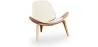 Poltrona de design - Poltrona escandinava - Estofamento em couro sintético - Lucy image 7