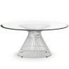 Mesa de Centro Redonda - Design de Vidro - Barrel image 7
