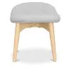 Otomano estofado em linho - Design escandinavo - Madeira - Kontor image 7